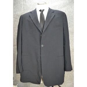 Giorgio Armani Blazer Mens‎ Size 50 Black Wool Luxury borgo 21 Sport Coat Italy